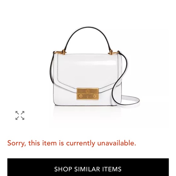 Tory Burch White and Gold Mini Bag - Picture 16 of 16